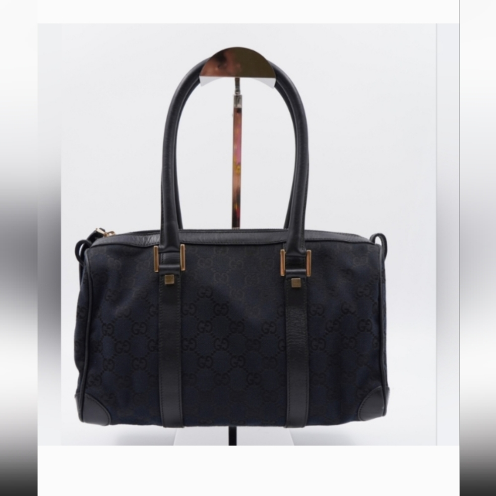 Authentic Gucci GG Canvas Boston Bag❣️
